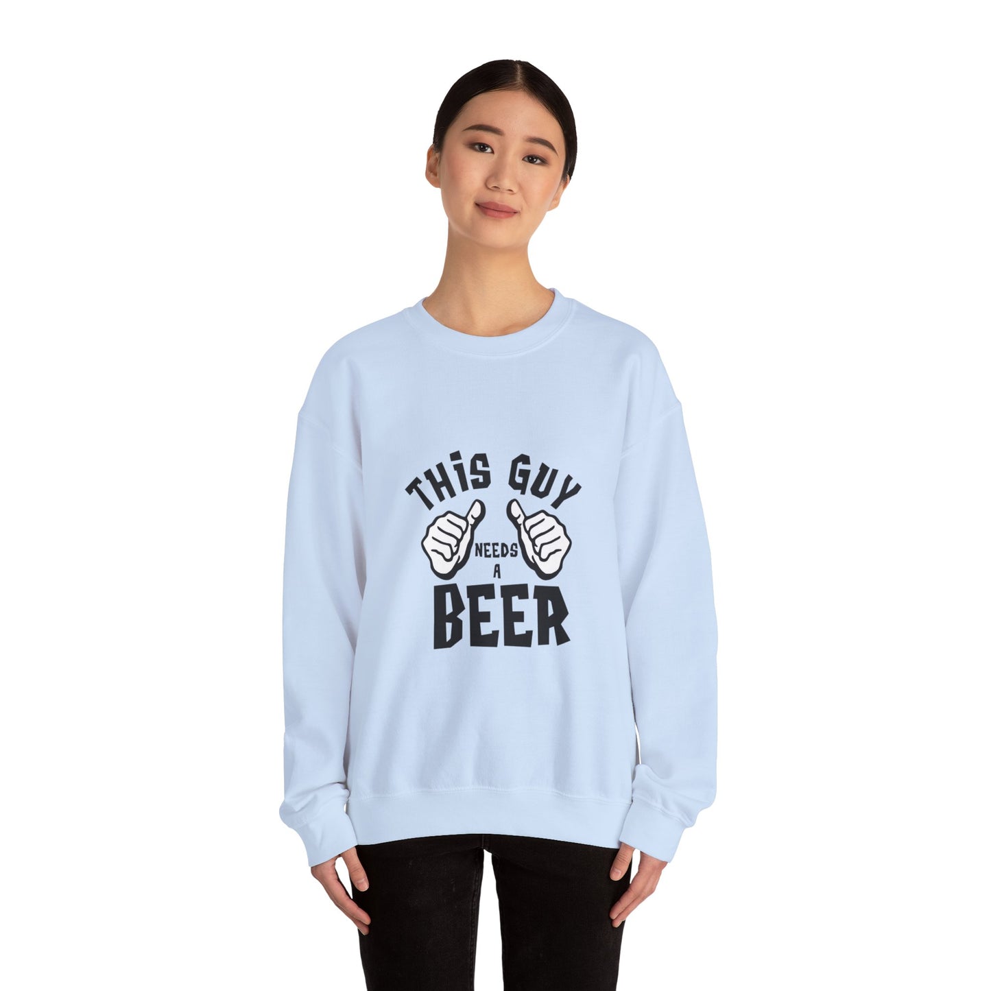This guy needs a BEER - Sweatshirt