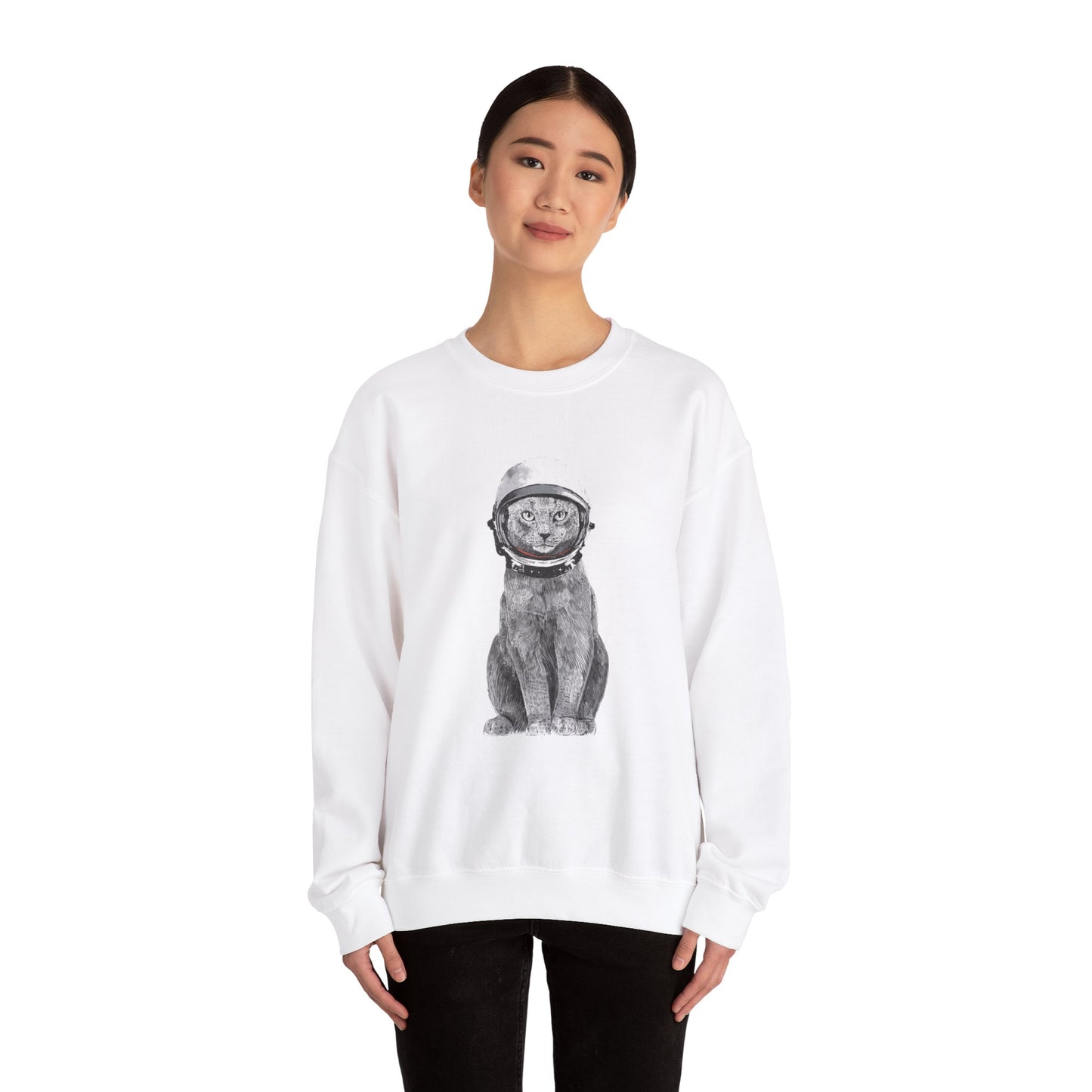 Cat with a Helmet - Sweatshirt