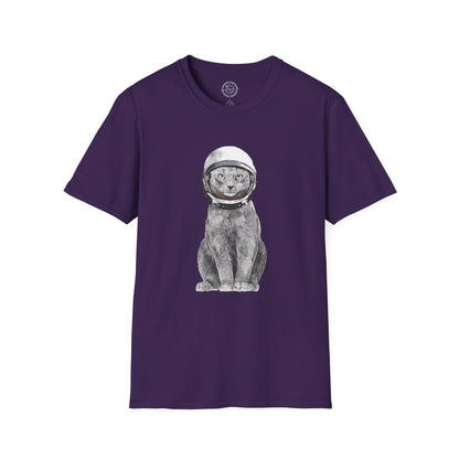 Cat with a Helmet - T-Shirt