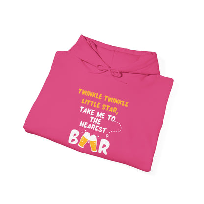 Twinkle Twinkle litter star take me to the nearest bar -  Hoodie