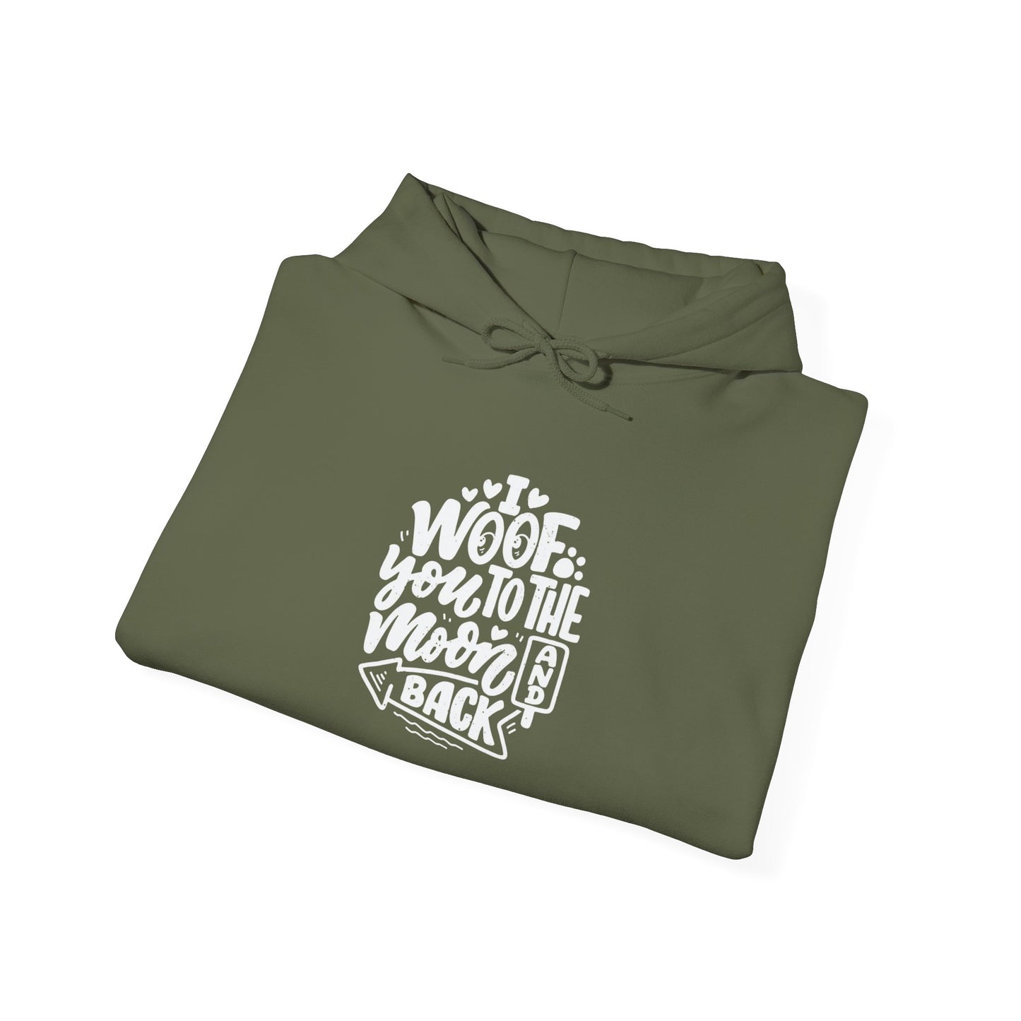 I Woof you to the moon and back -  Hoodie