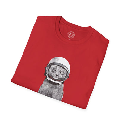 Cat with a Helmet - T-Shirt
