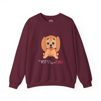 The best things in life are FURRY - Sweatshirt