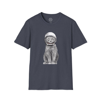 Cat with a Helmet - T-Shirt