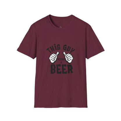 This Guy Needs a Beer - T-Shirt