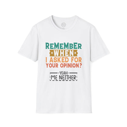 Remember? - T-Shirt