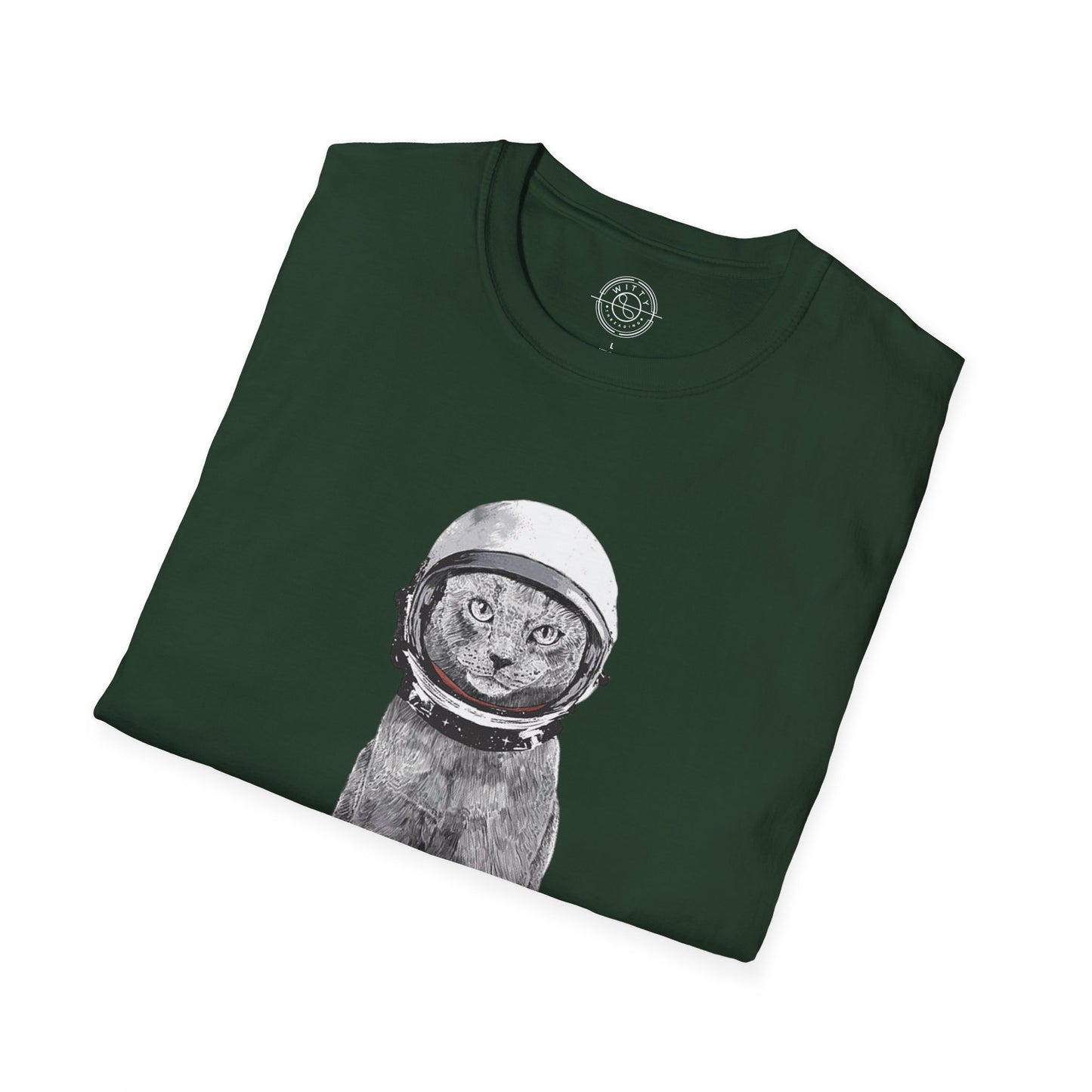 Cat with a Helmet - T-Shirt
