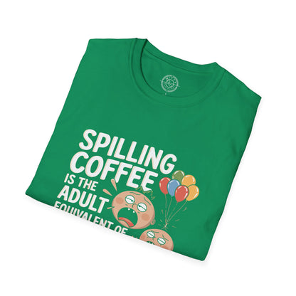 Spilling Coffee- T-Shirt