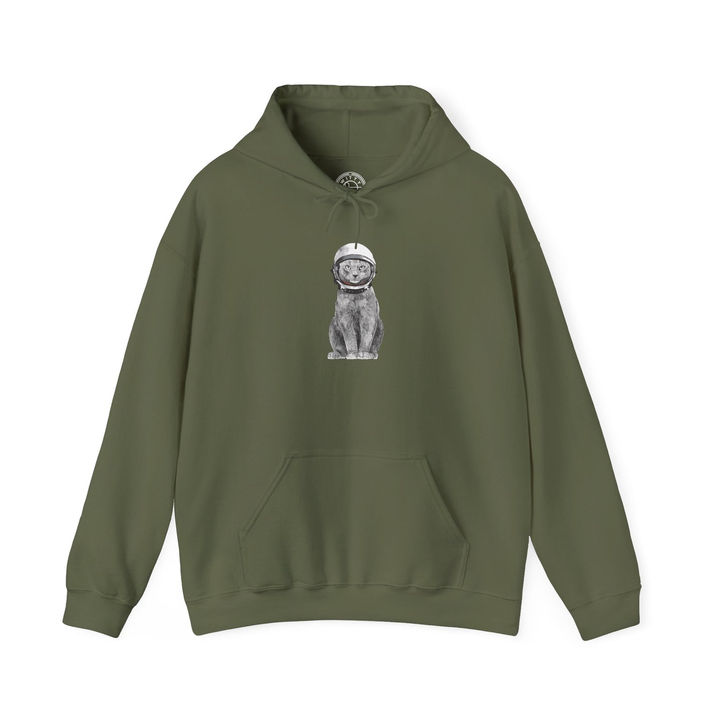 Cat with a Helmet -  Hoodie