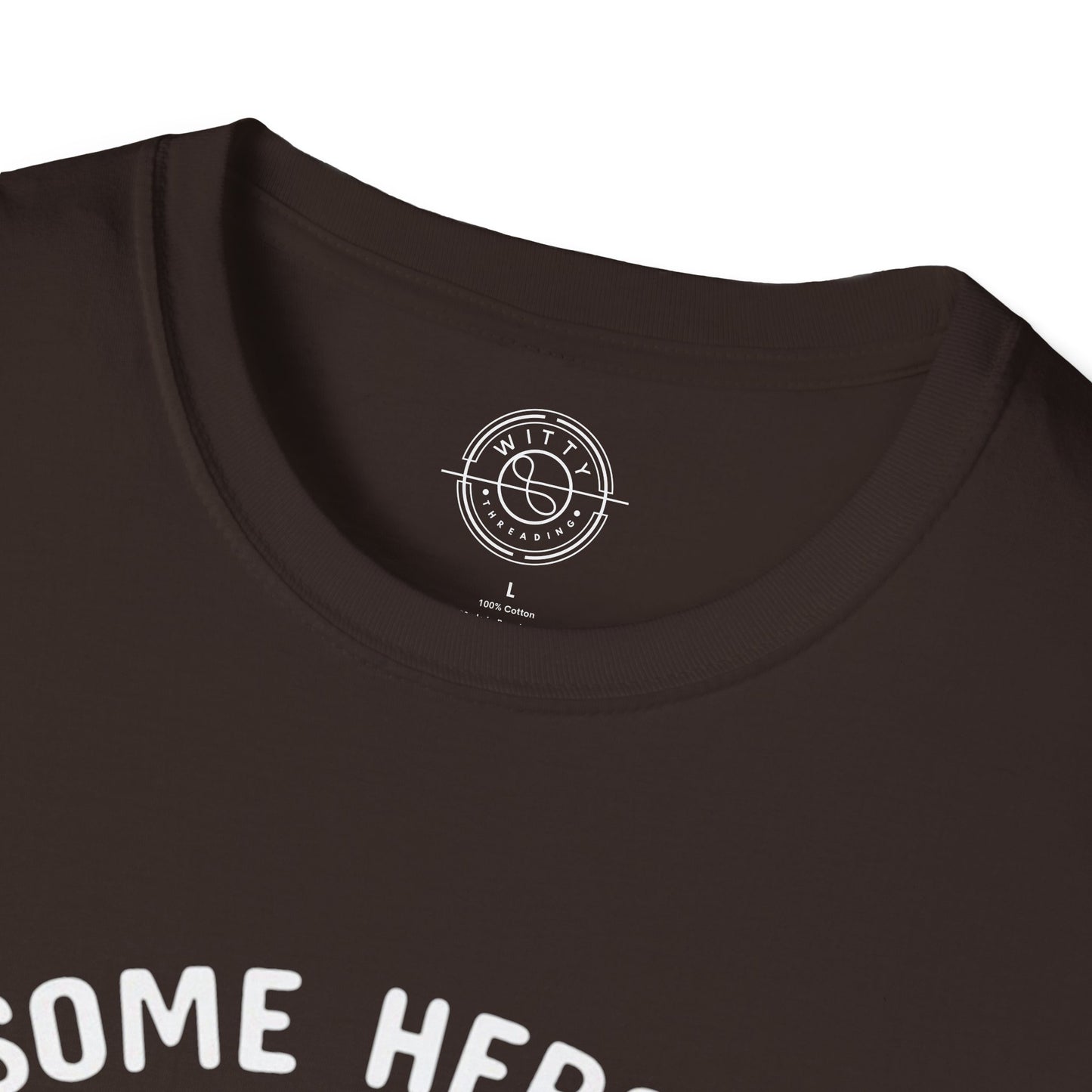 Some heroes walk on 4 legs - T-Shirt