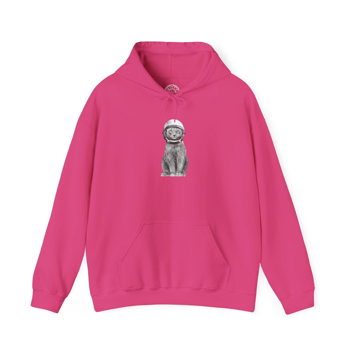 Cat with a Helmet -  Hoodie