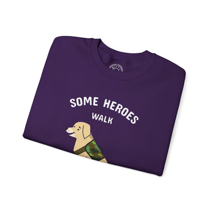 Some heroes walk on 4 legs - Sweatshirt