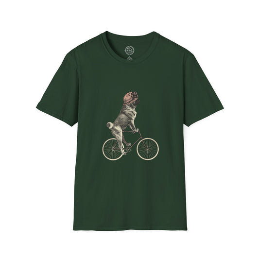 Dog on a Bicycle - T-Shirt