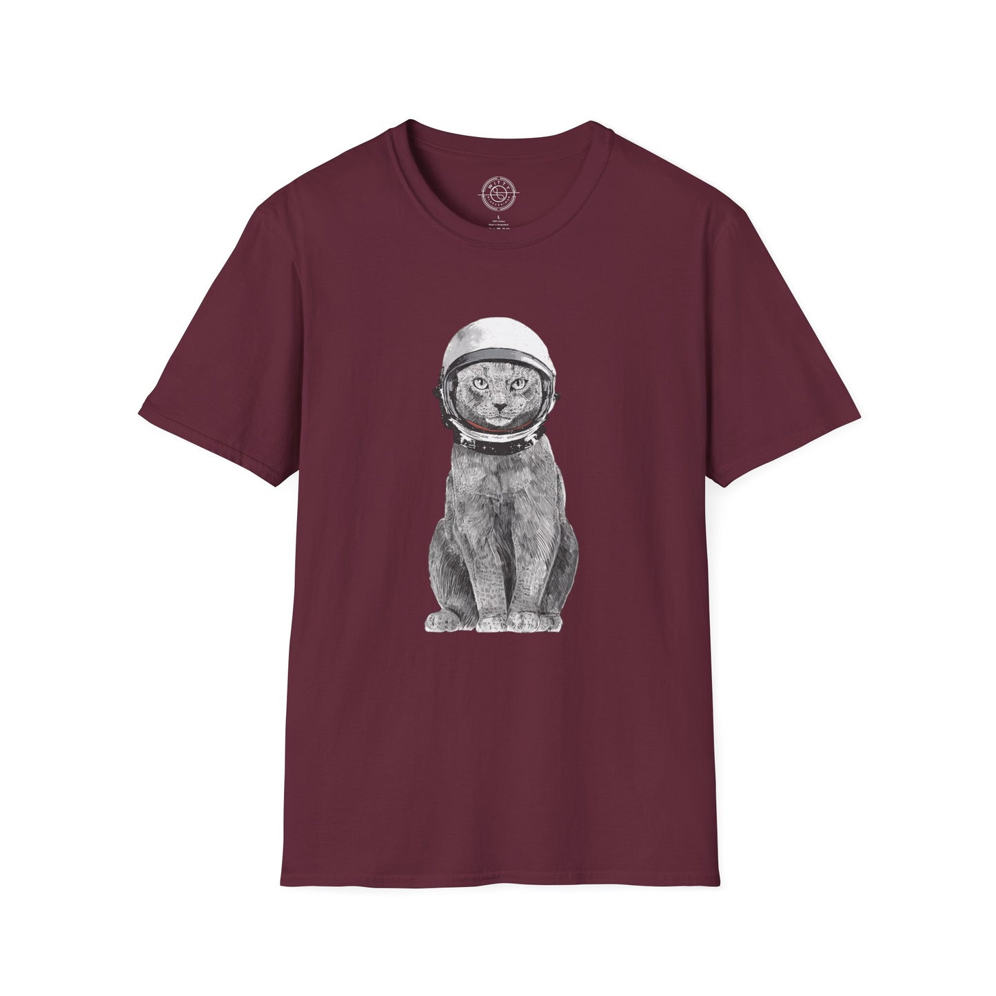 Cat with a Helmet - T-Shirt