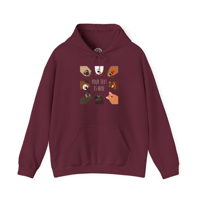 Your text is here -  Hoodie