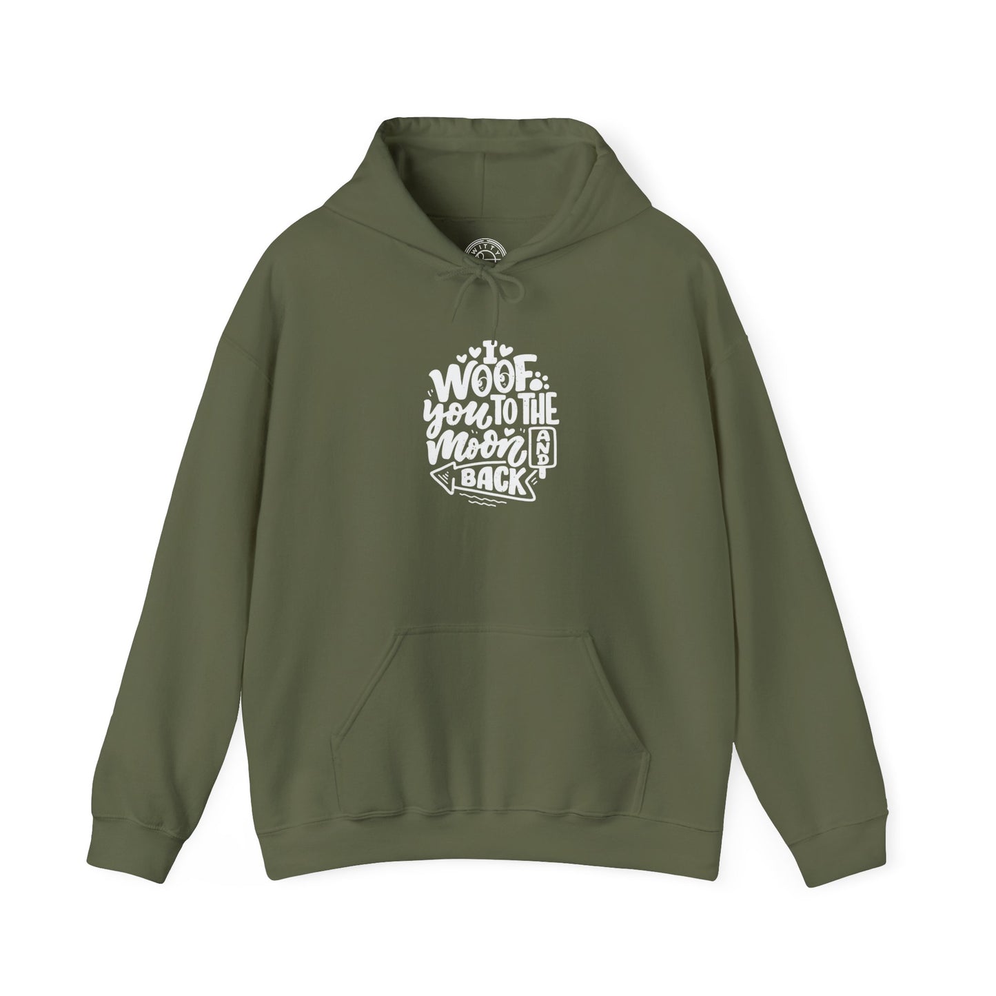 I Woof you to the moon and back -  Hoodie
