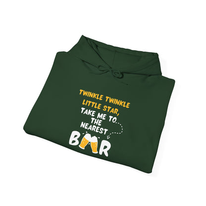 Twinkle Twinkle litter star take me to the nearest bar -  Hoodie