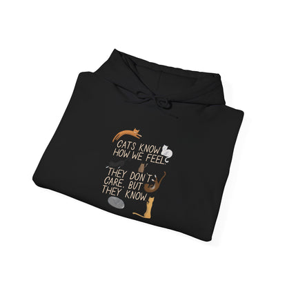 Cats Know How We Feel -  Hoodie