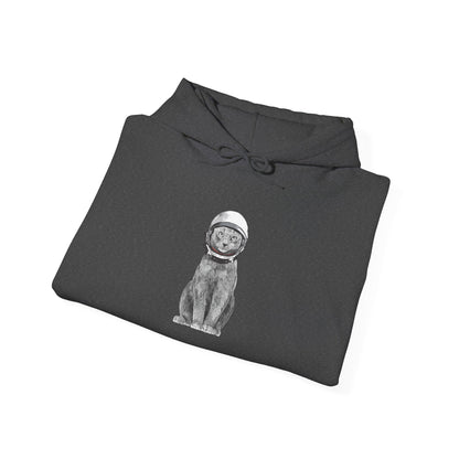 Cat with a Helmet -  Hoodie
