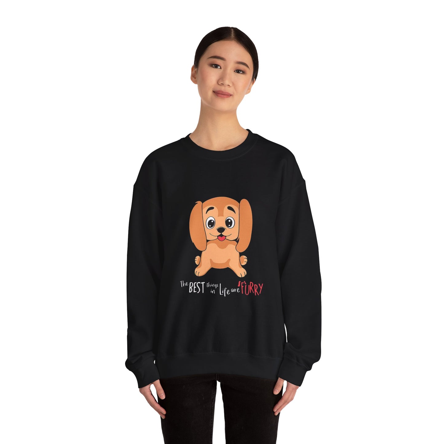 The best things in life are FURRY - Sweatshirt