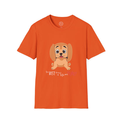 The best things in life are FURRY - T-Shirt