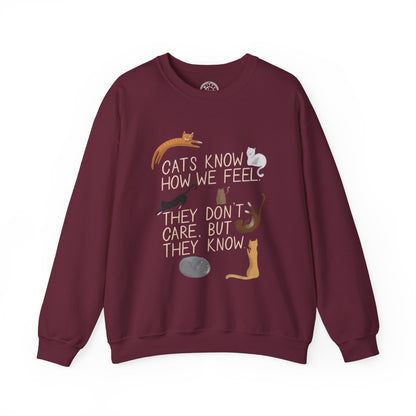 Cats Know How We Feel - Sweatshirt