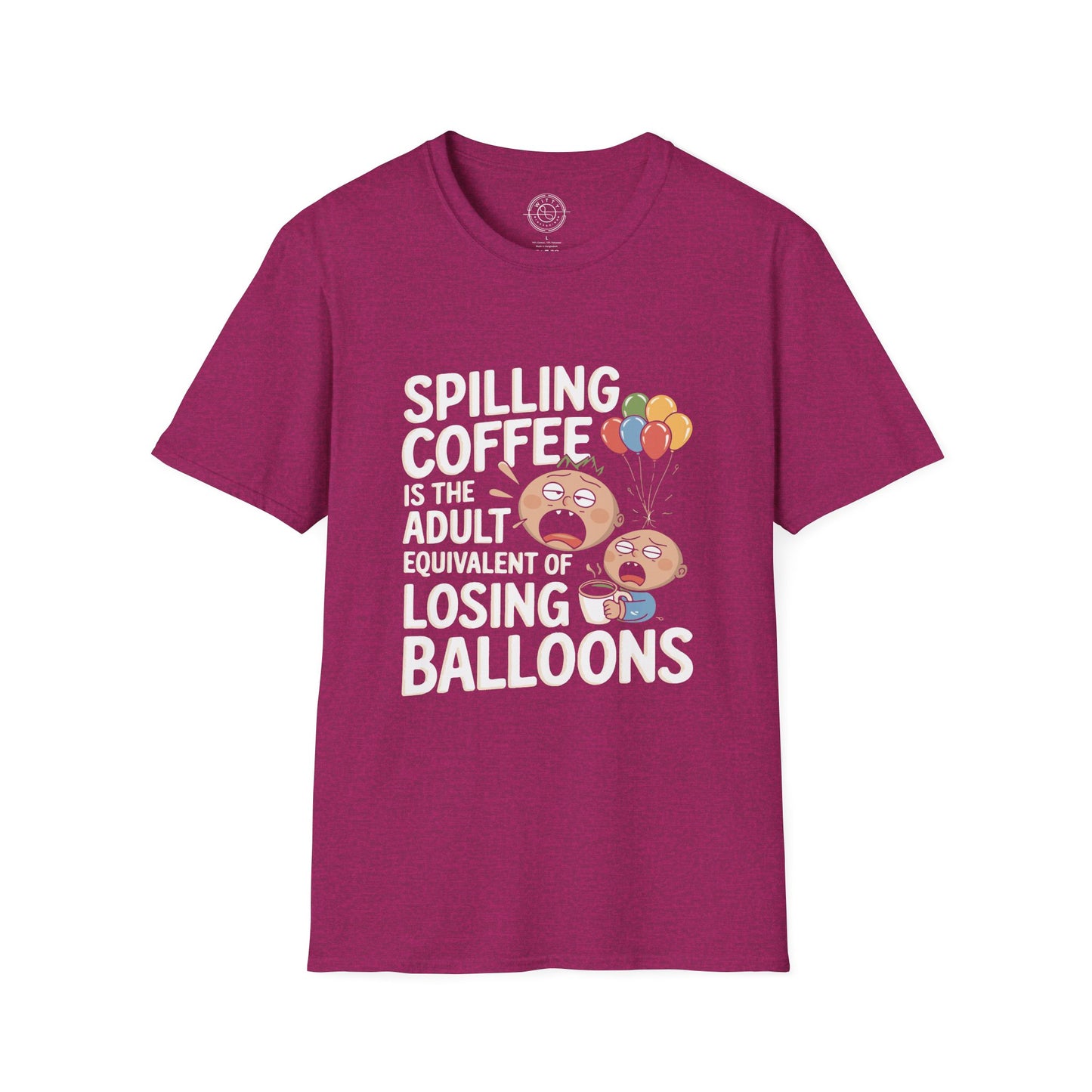 Spilling Coffee- T-Shirt