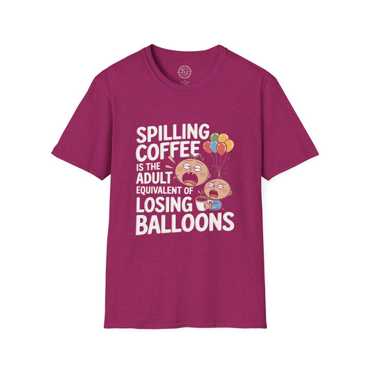 Spilling Coffee- T-Shirt