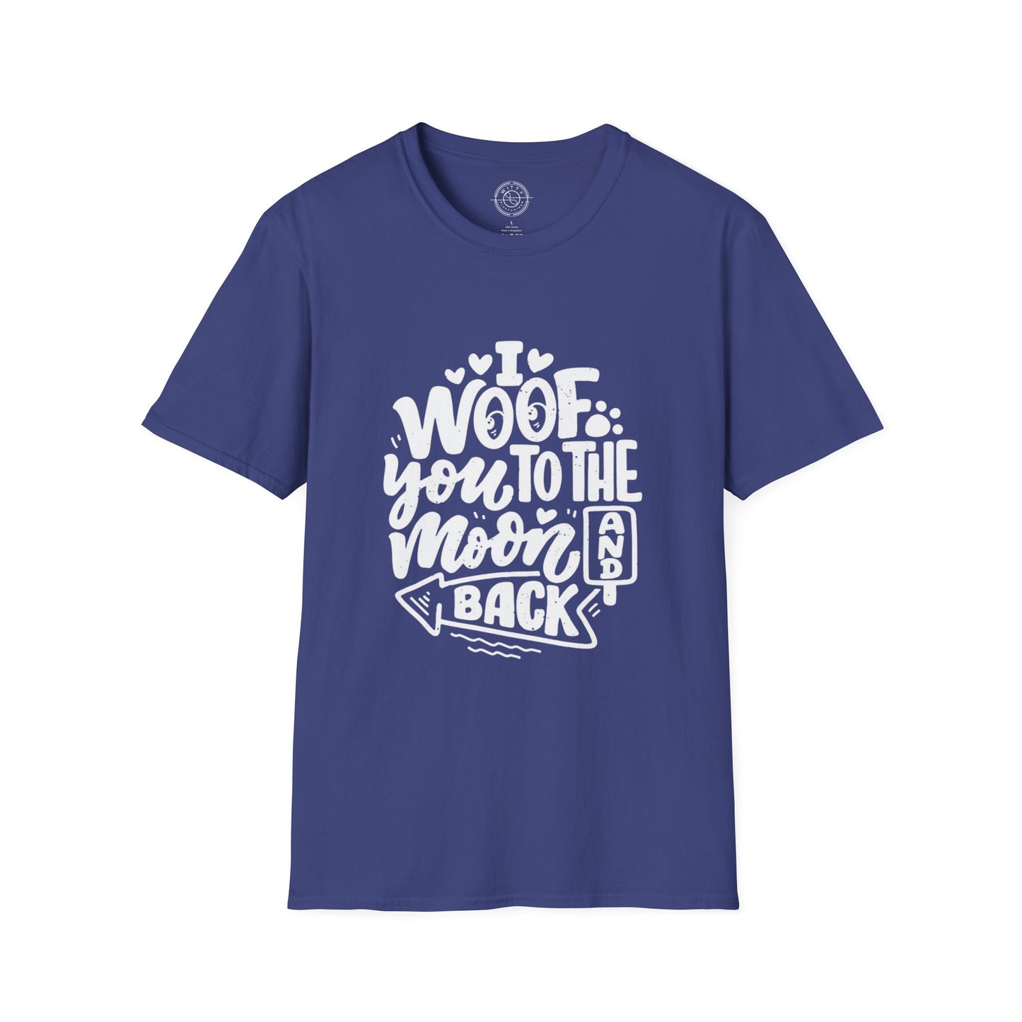 I Woof you to the moon and back - T-Shirt