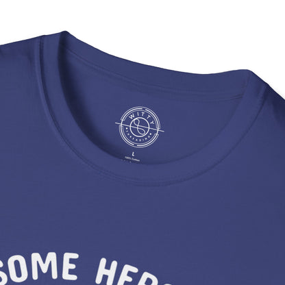 Some heroes walk on 4 legs - T-Shirt