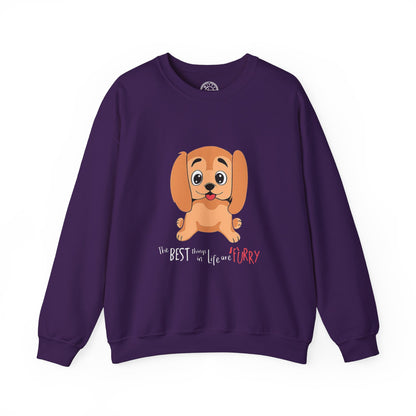 The best things in life are FURRY - Sweatshirt