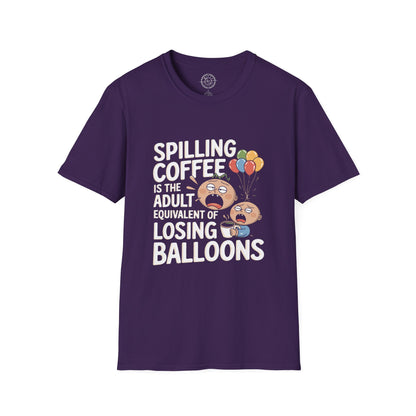 Spilling Coffee- T-Shirt