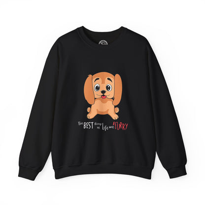 The best things in life are FURRY - Sweatshirt