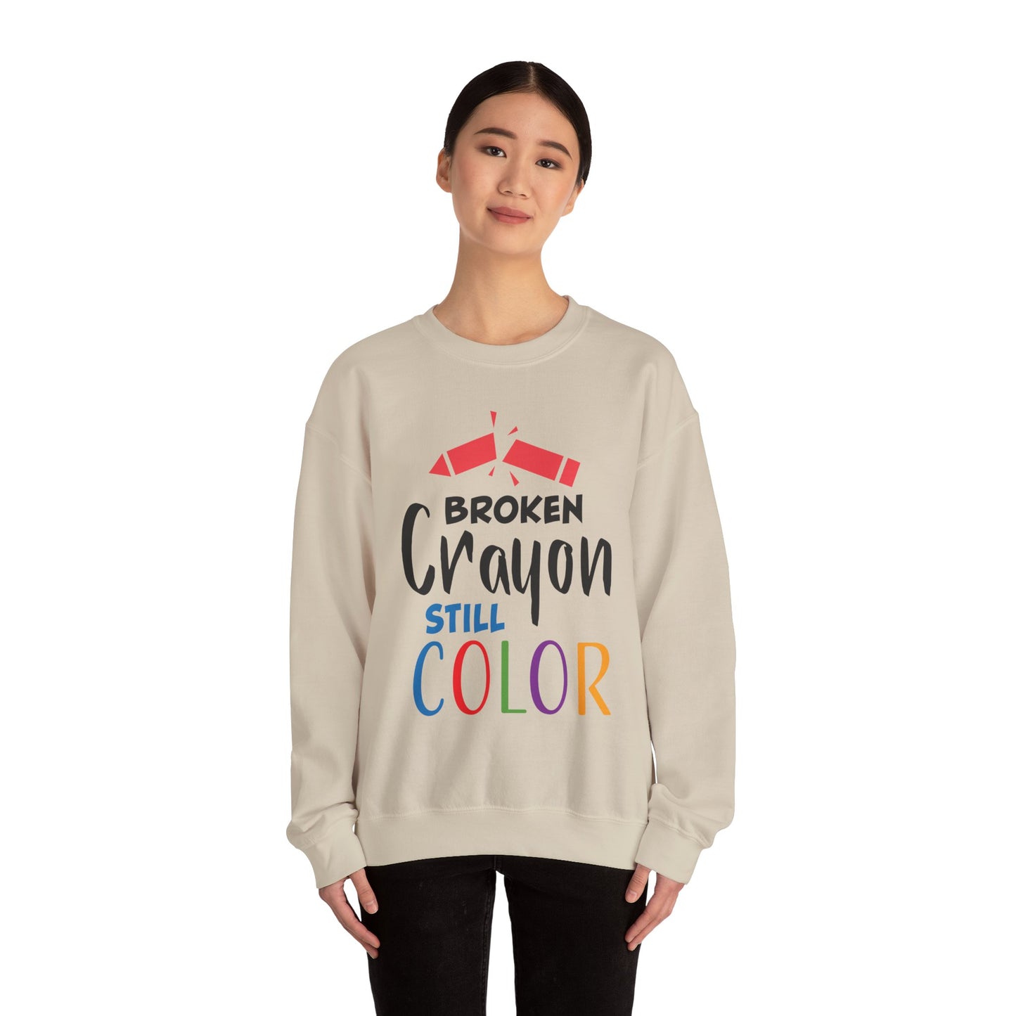 Broken Crayon Still Color - Sweatshirt