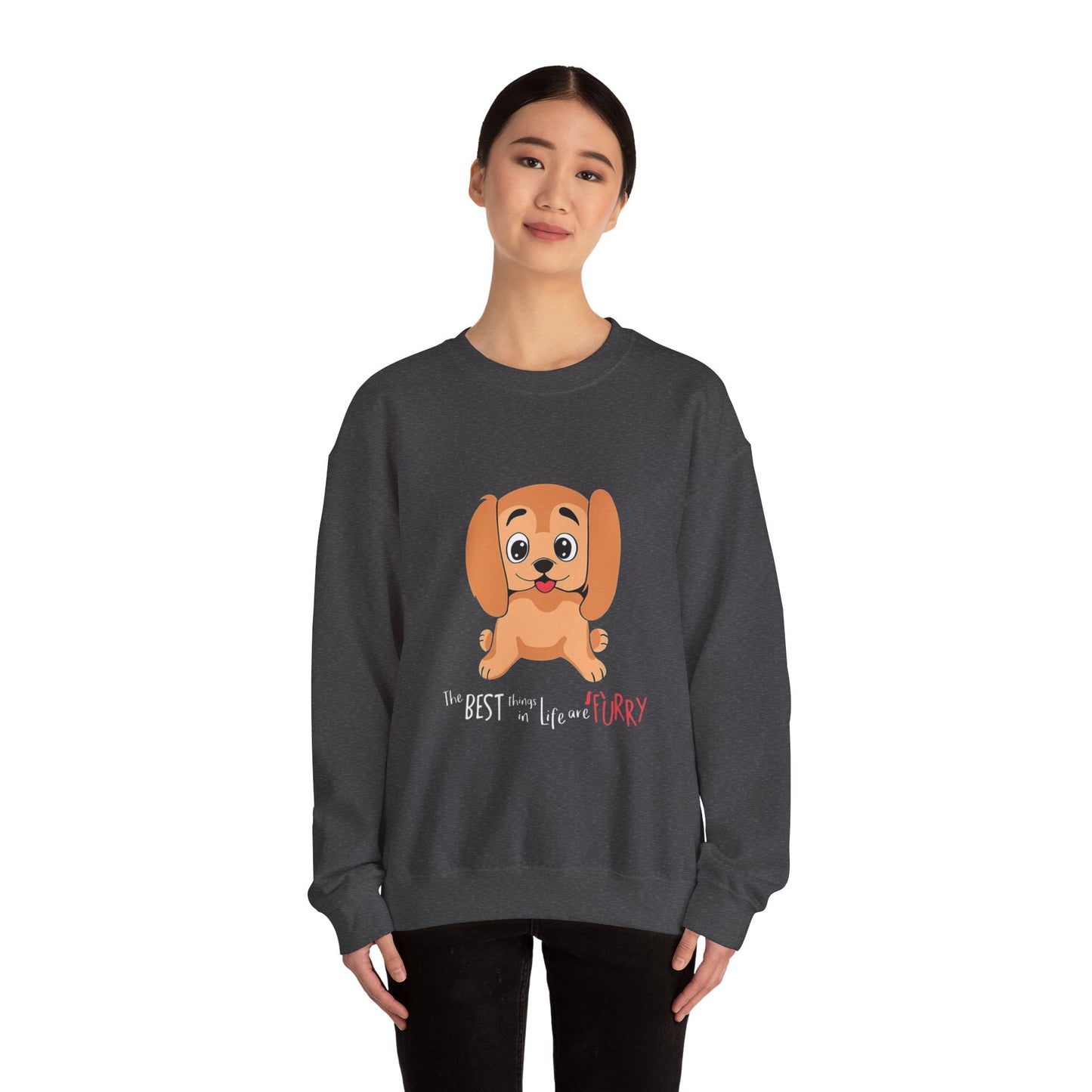 The best things in life are FURRY - Sweatshirt