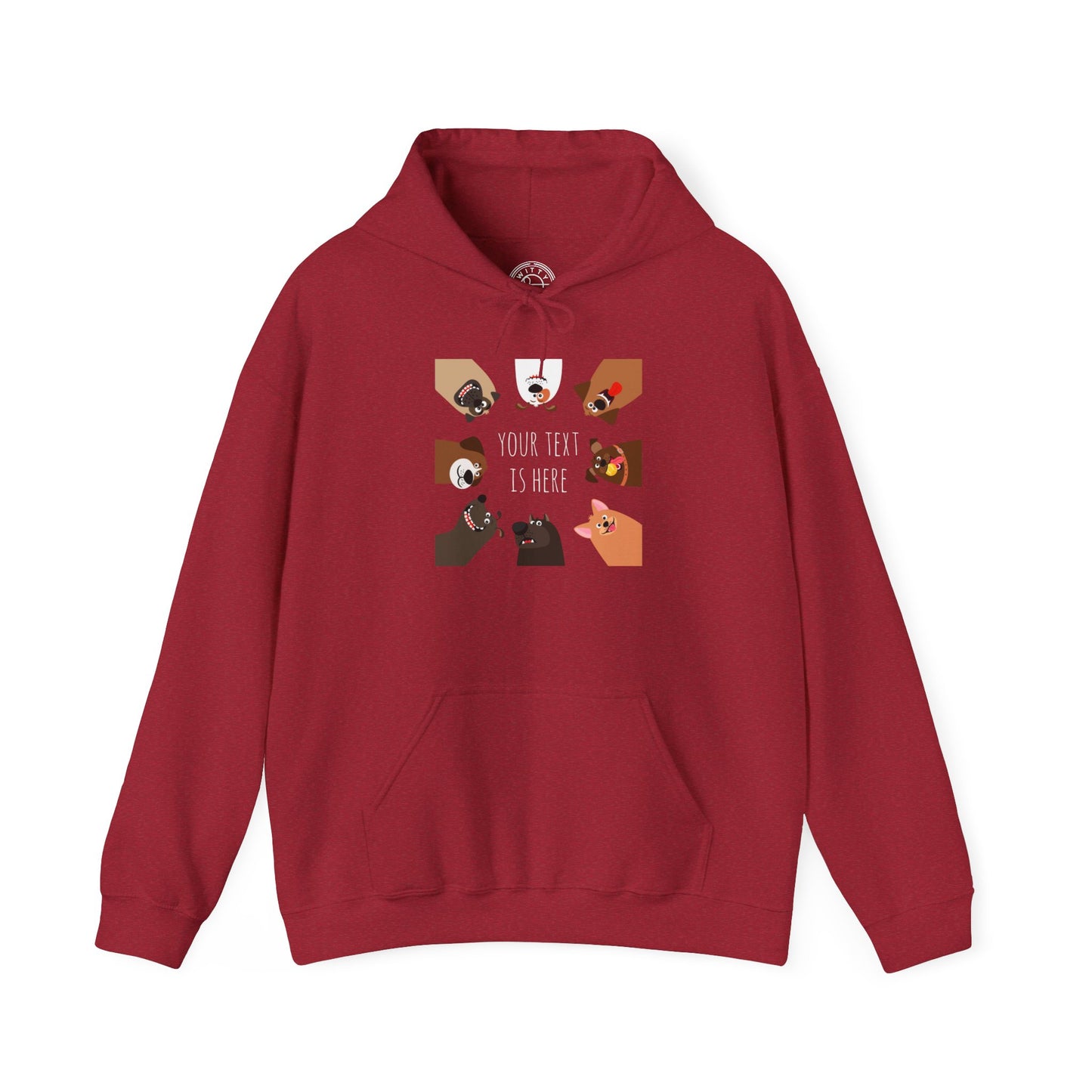 Your text is here -  Hoodie
