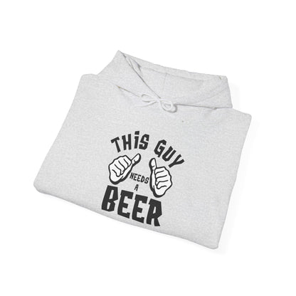 This guy needs a BEER - Hoodie