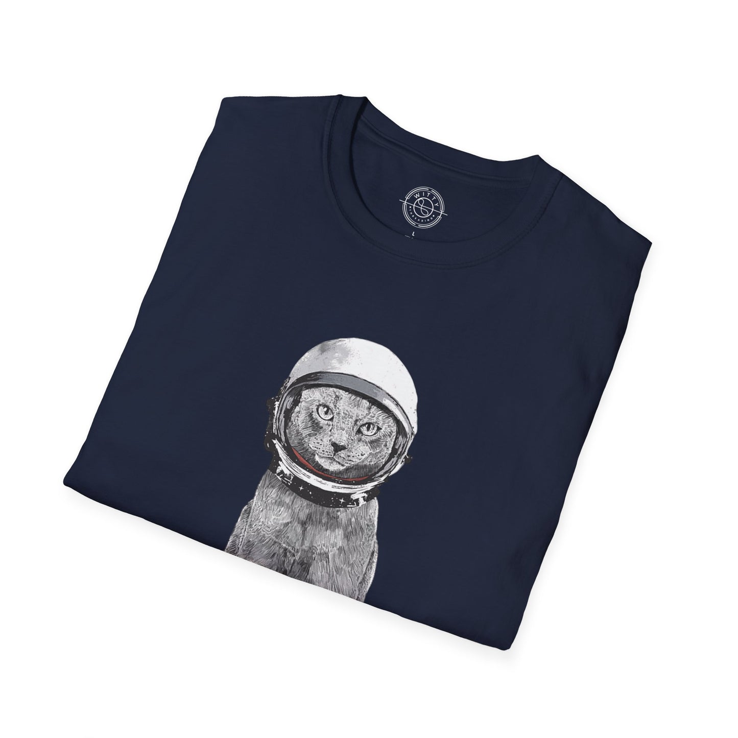 Cat with a Helmet - T-Shirt