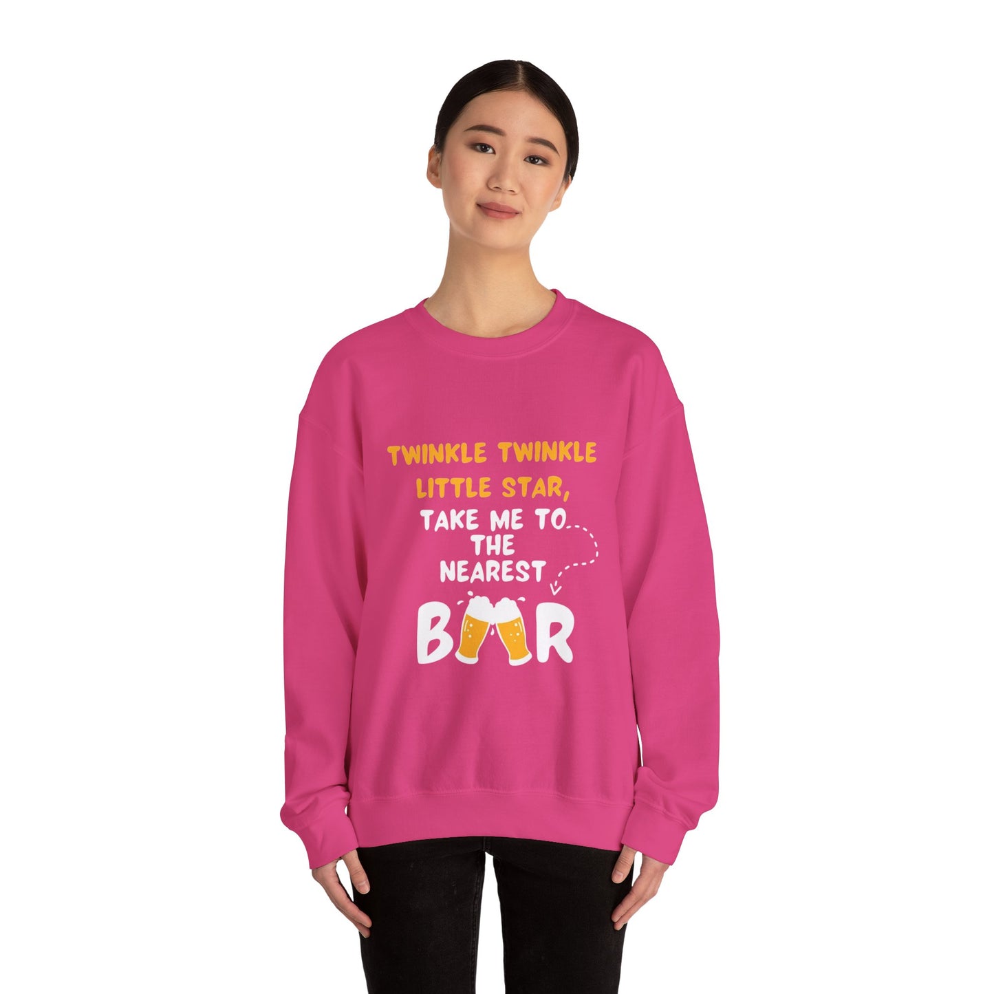 Twinkle Twinkle litter star take me to the nearest bar - Sweatshirt