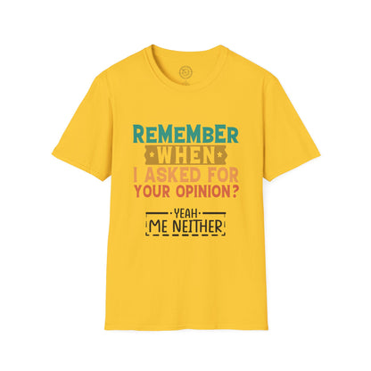 Remember? - T-Shirt