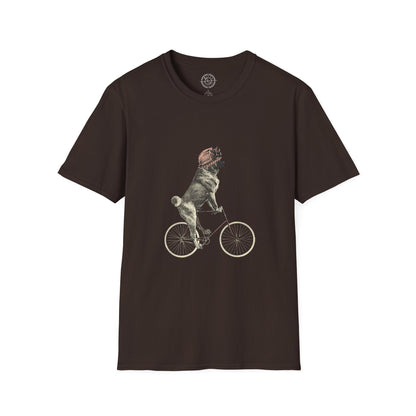 Dog on a Bicycle - T-Shirt
