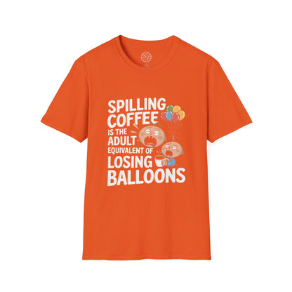 Spilling Coffee- T-Shirt
