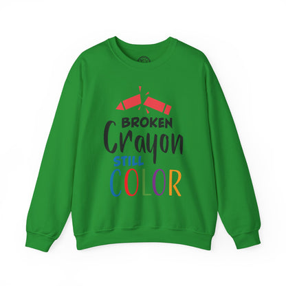 Broken Crayon Still Color - Sweatshirt
