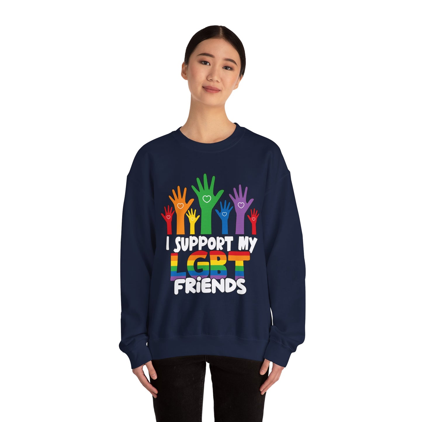 I support LGBT Friends - Sweatshirt