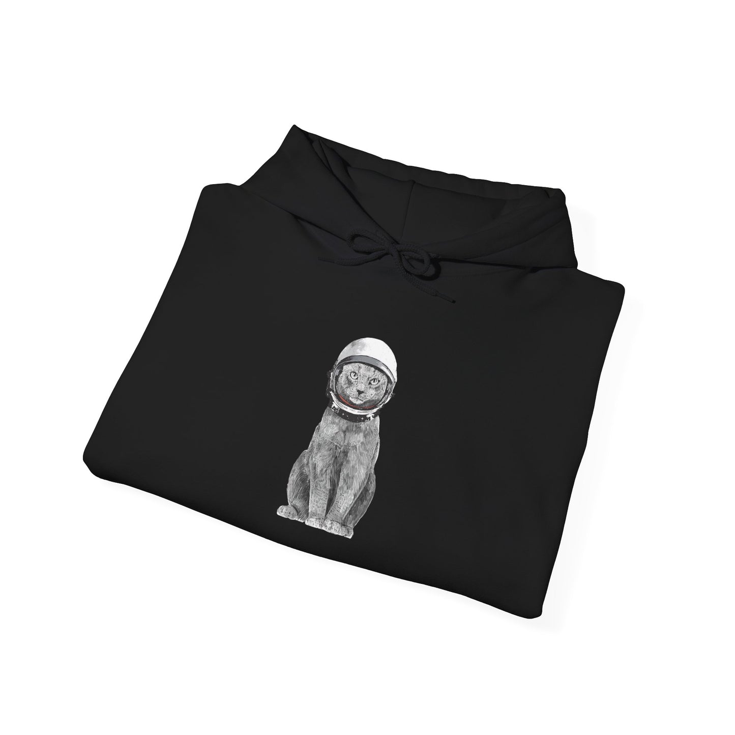 Cat with a Helmet -  Hoodie