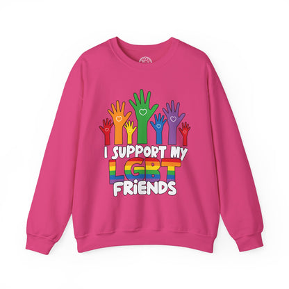 I support LGBT Friends - Sweatshirt