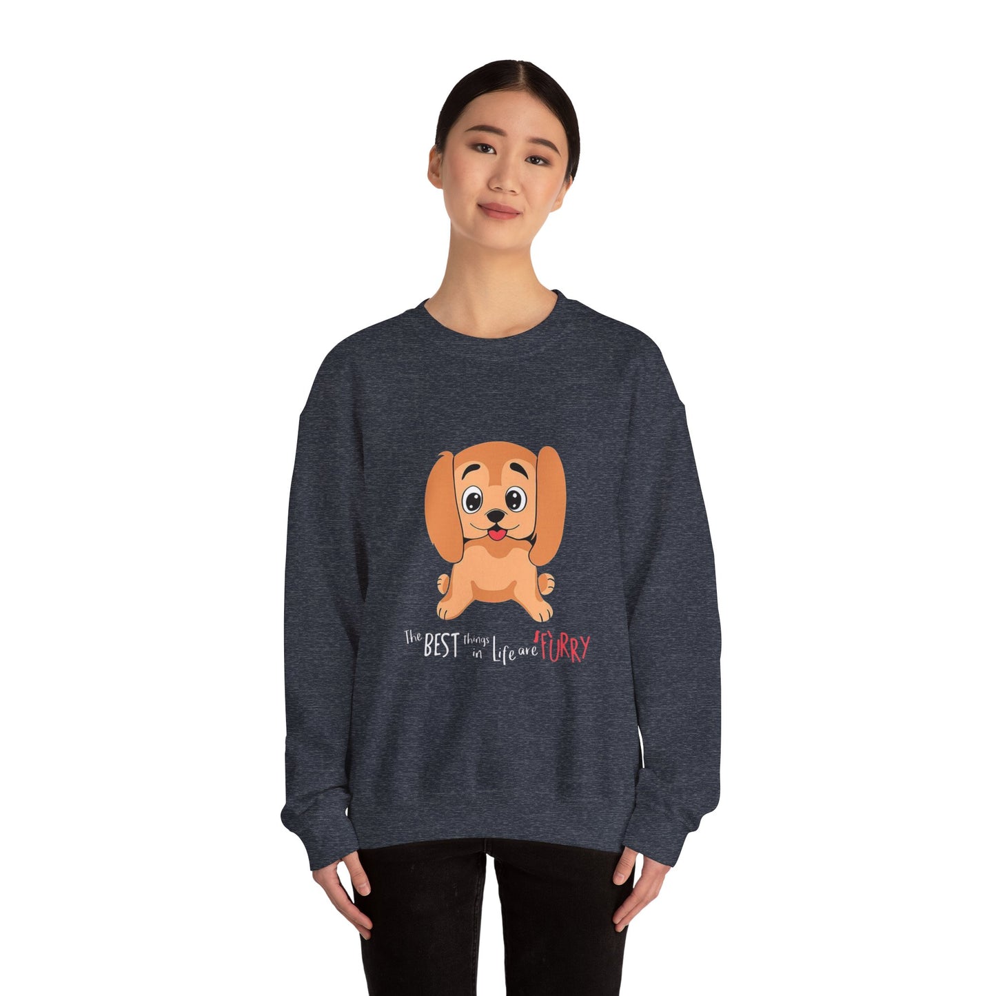 The best things in life are FURRY - Sweatshirt
