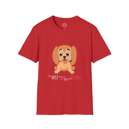 The best things in life are FURRY - T-Shirt