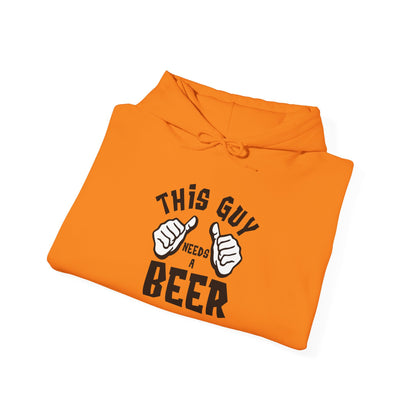 This guy needs a BEER - Hoodie