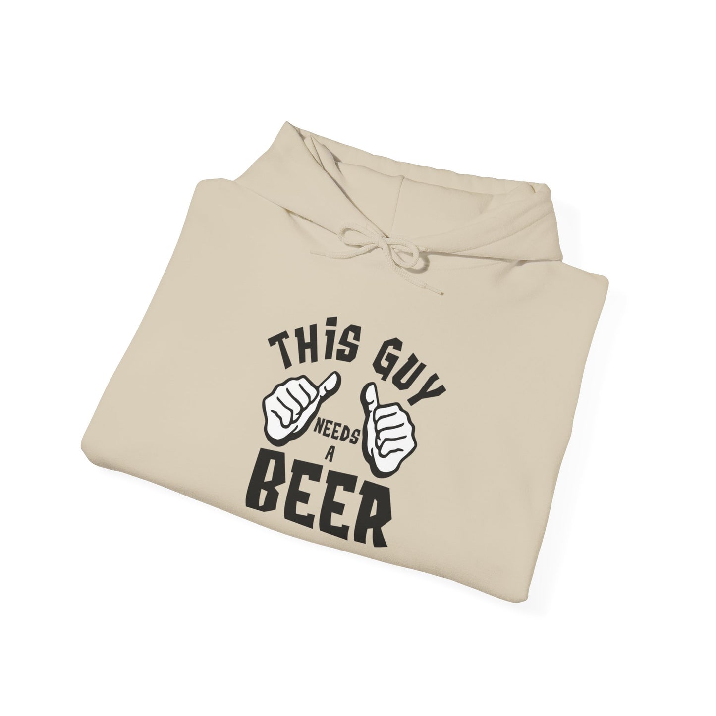 This guy needs a BEER - Hoodie